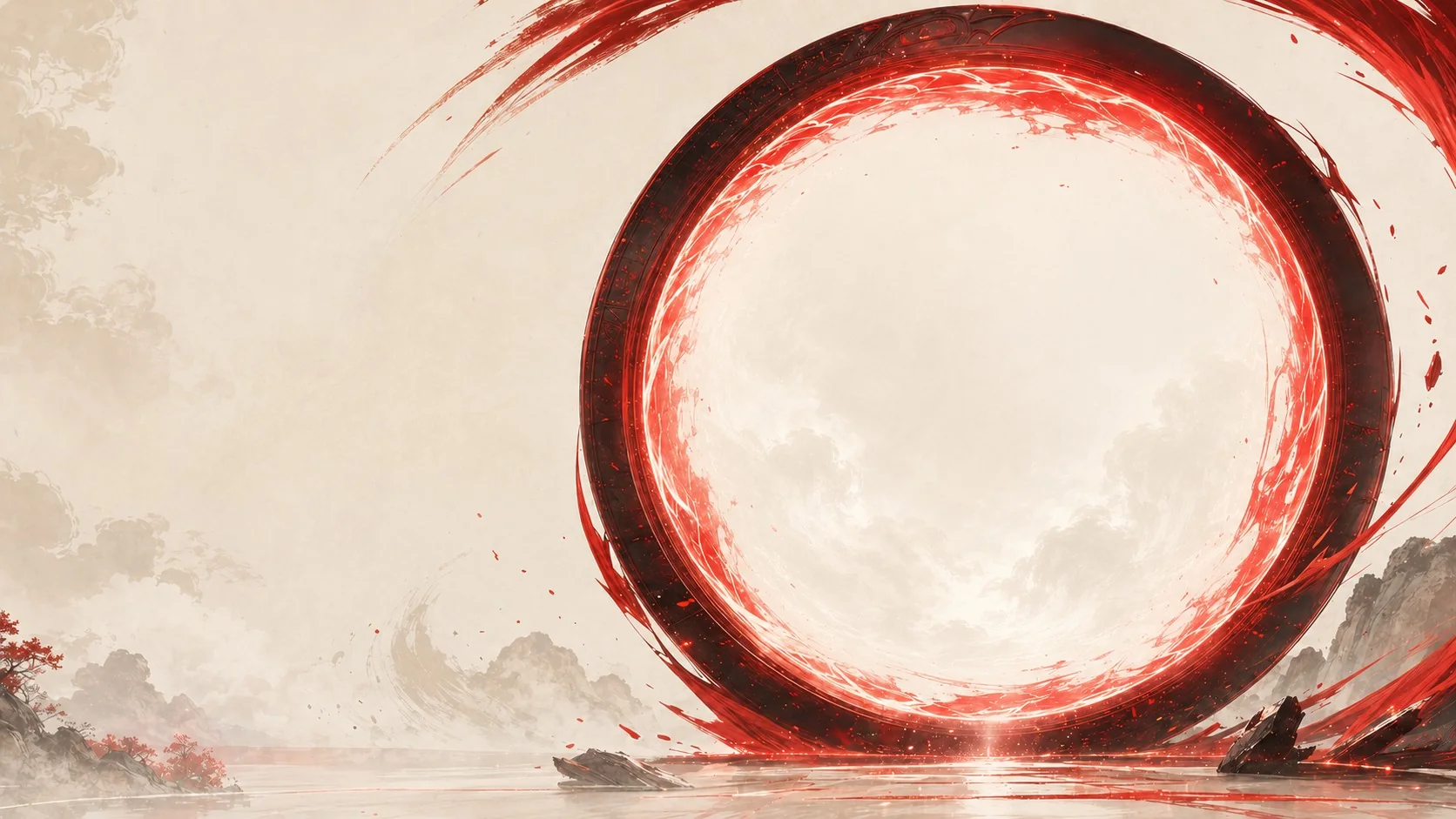 SENKYRA SAMA — portail d'encre rouge