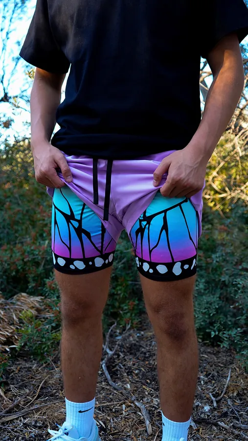 Short de sport Shinobu Demon Slayer — Demon Slayer SENKYRA SAMA, vue 1