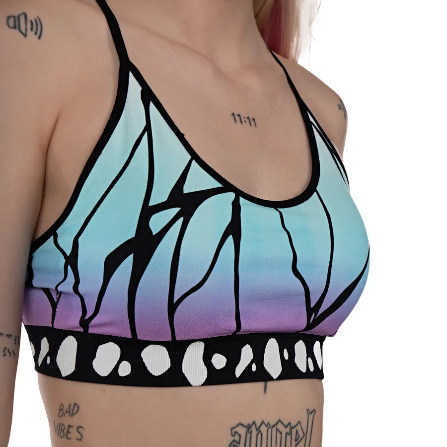 Brassière de sport femme Shinobu Demon Slayer — Demon Slayer SENKYRA SAMA, vue 1