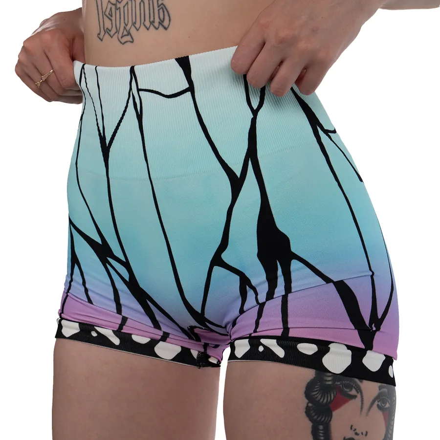 Short taille haute femme Shinobu Demon Slayer — Demon Slayer SENKYRA SAMA, vue 1