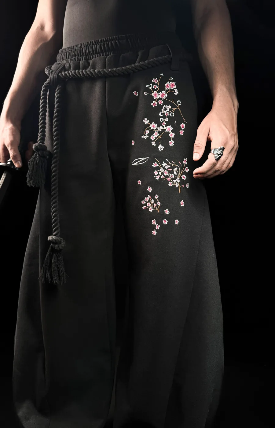 Pantalon de survêtement fleurs de cerisier — Naruto SENKYRA SAMA, vue 1