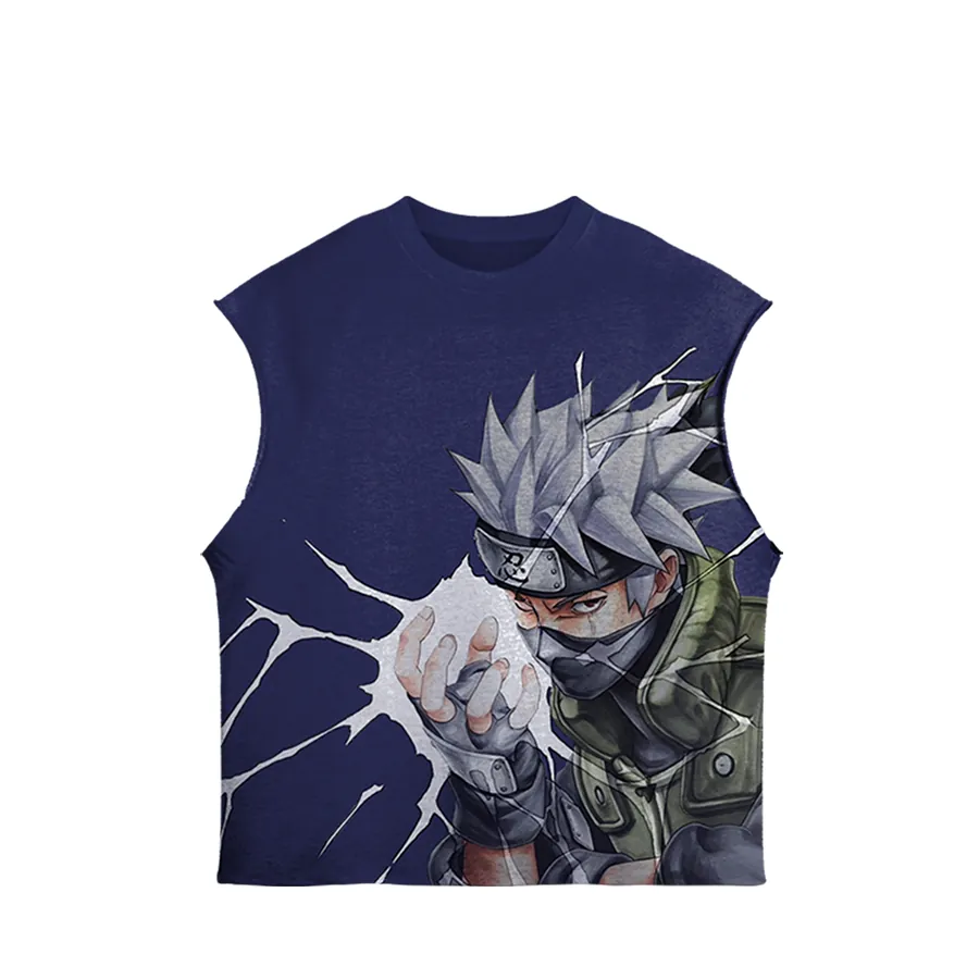 T-shirt sans manches Kakashi Naruto — Naruto SENKYRA SAMA, vue 1