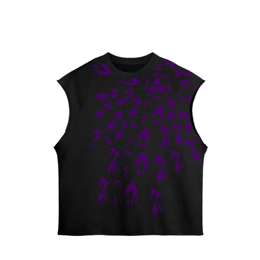 T-shirt sans manches Sasuke Naruto — Naruto SENKYRA SAMA, vue 1