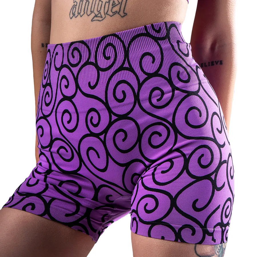 Short taille haute femme Luffy One Piece — Fruit du Démon — One Piece SENKYRA SAMA, vue 1