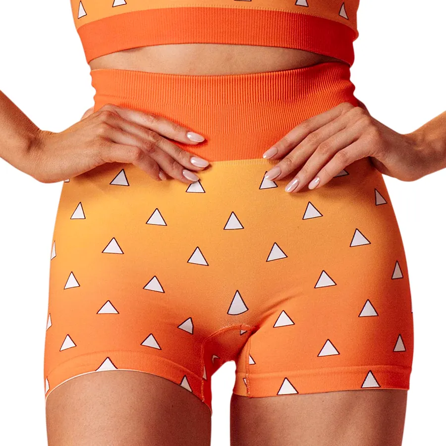 Short taille haute femme Zenitsu Demon Slayer — Demon Slayer SENKYRA SAMA, vue 1