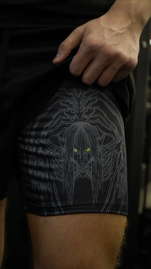Short de sport Titan Originel Attack on Titan — Attack on Titan SENKYRA SAMA, vue 1