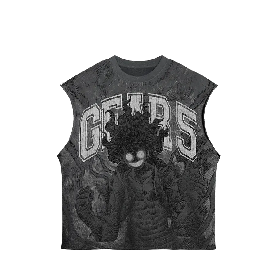 T-shirt sans manches Luffy One Piece — One Piece SENKYRA SAMA, vue 1