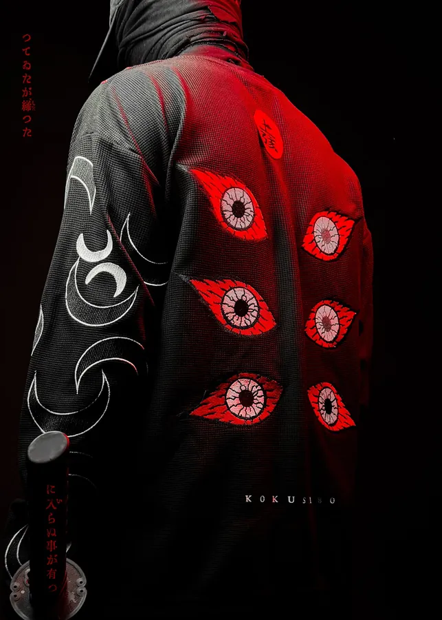 T-shirt oversize Kokushibo Demon Slayer — Demon Slayer SENKYRA SAMA, vue 1
