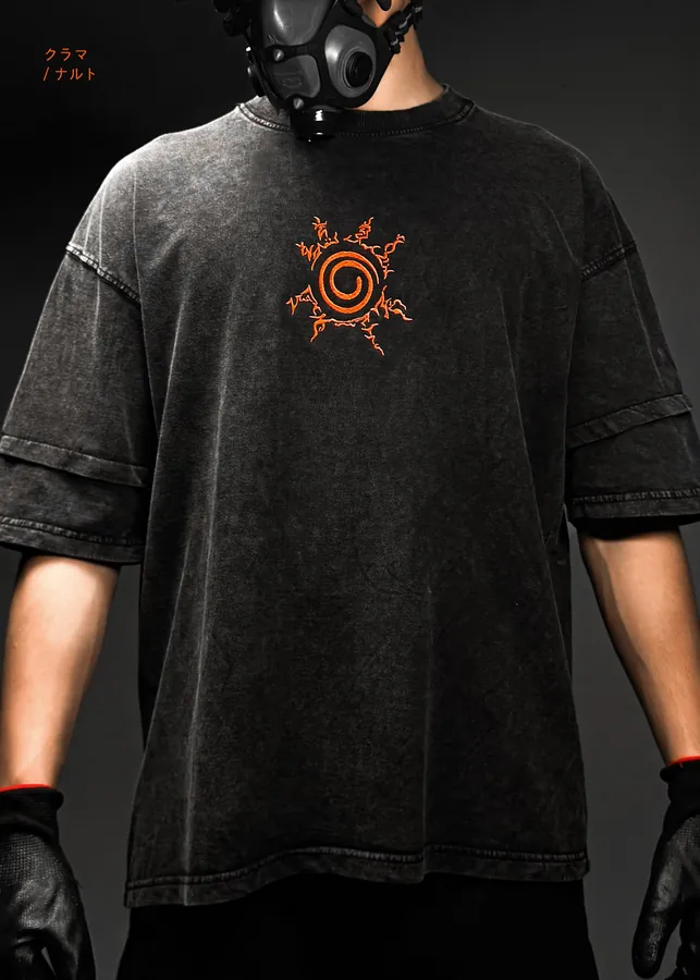T-shirt oversize Kurama Naruto — Naruto SENKYRA SAMA, vue 1