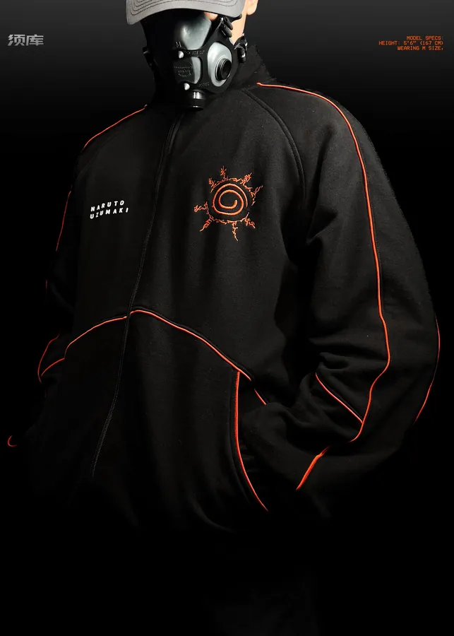 Sweat zippé Naruto — Naruto SENKYRA SAMA, vue 1