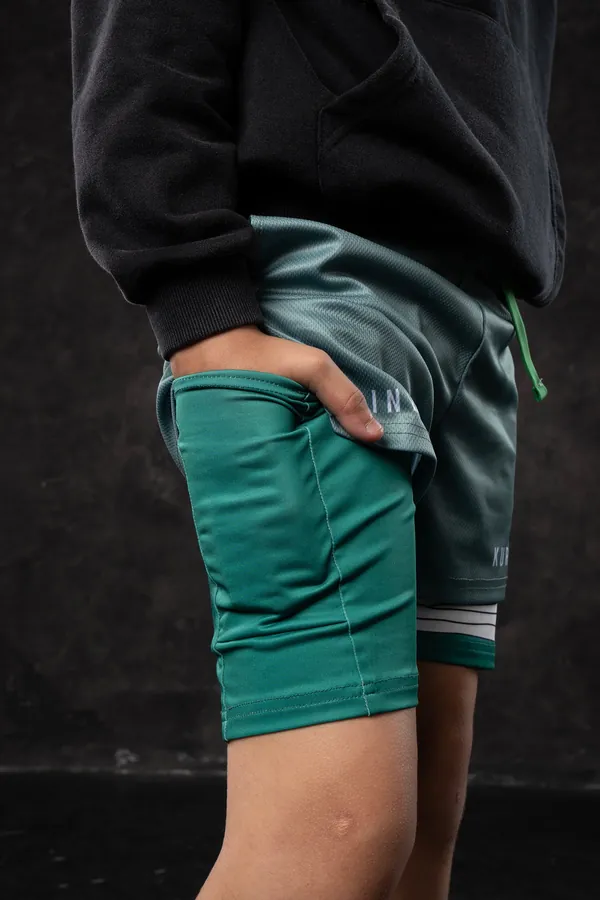 Short de sport enfant Konoha Naruto — Naruto SENKYRA SAMA, vue 1