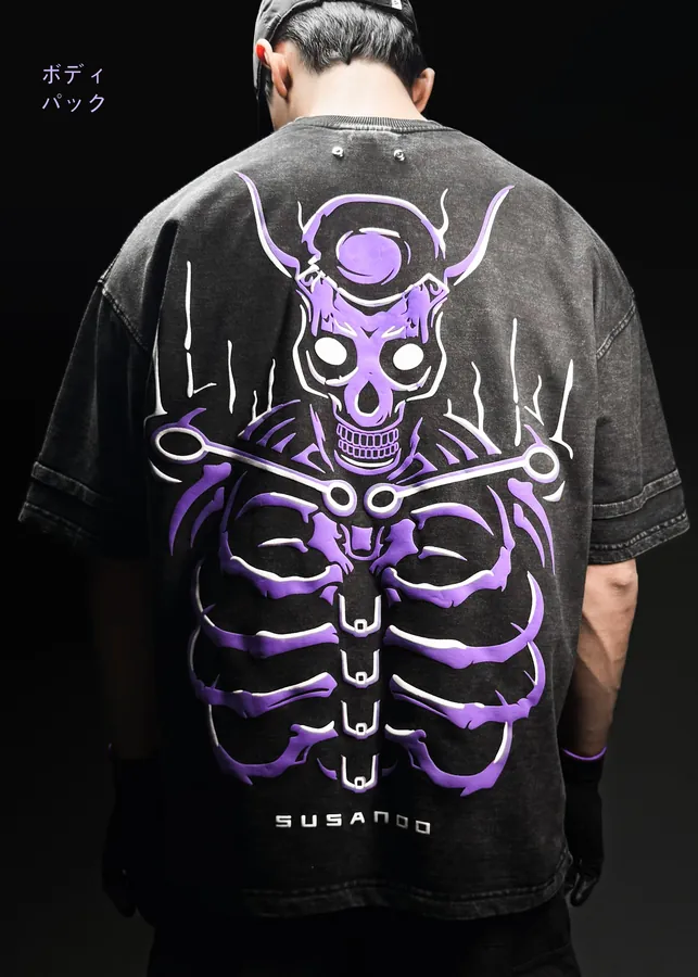 T-shirt oversize Sasuke Susanoo Naruto — Naruto SENKYRA SAMA, vue 1
