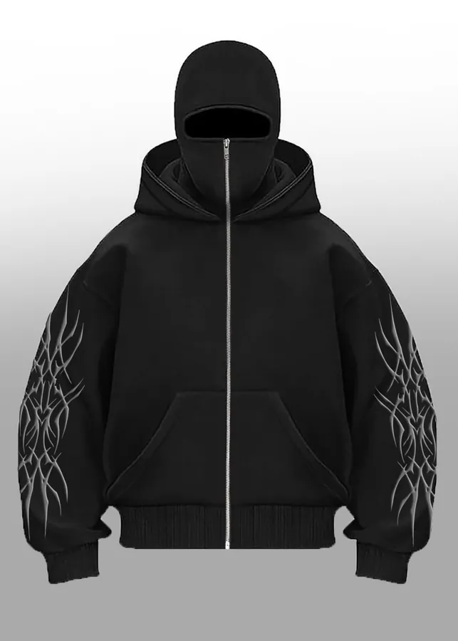 Sweat zippé cagoule Sung Jin-Woo Solo Leveling — Solo Leveling SENKYRA SAMA, vue 1