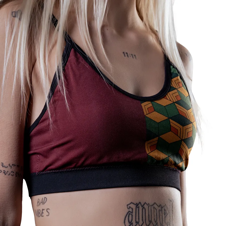 Brassière de sport femme Giyu Tomioka Demon Slayer — Demon Slayer SENKYRA SAMA, vue 1
